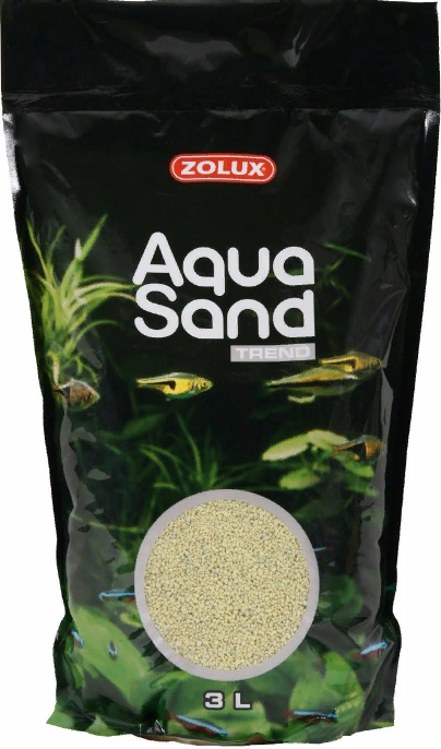 Золюкс Грунт для аквариума Aquasand Anise Yellow желтый анис 3л., 4,7кг